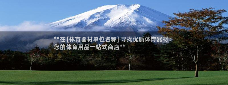 极悦平台官网入口下载：**在 [体育器材单位名称] 