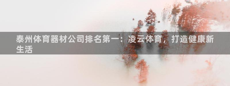 极悦娱乐贴吧官网：泰州体育器材公司排名第一：凌云体育