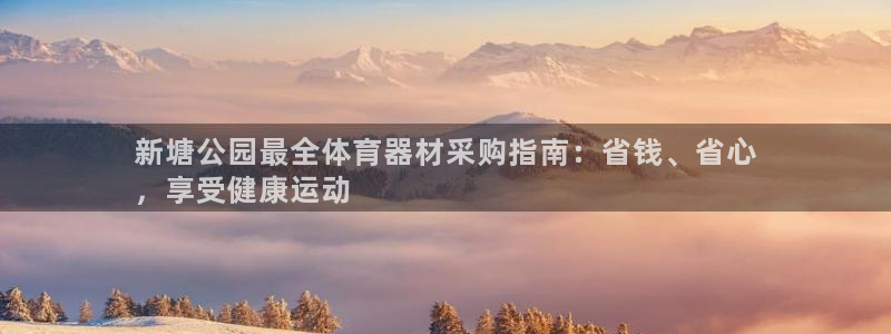 极悦平台注册官方网站下载手机版：新塘公园最全体育器材