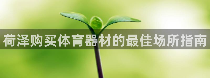 极悦平台发7O777：荷泽购买体育器材的最佳场所指南