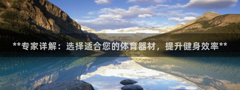 极悦平台官方网站：**专家详解：选择适合您的体育器材