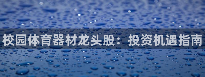 极悦平台网址AGHF8点C0M：校园体育器材龙头股：
