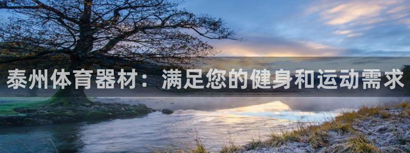 极悦平台代理怎么做的:泰州体育器材:满足您的健身和运动需求